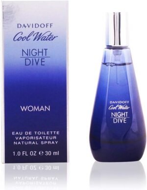 Cool Water Night Dive by Davidoff Eau De Toilette Spray 1.7 oz / 50 ml (Women)